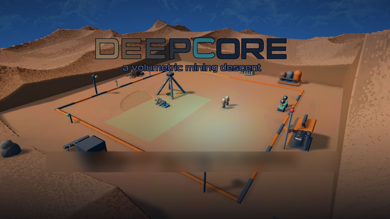 The Deepcore surface base with rigs and pipe lines at dusk